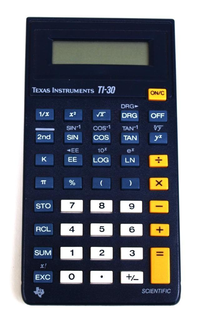 Texas Instruments TI-30 Scientific calculator - jaren ’90 -, Verzamelen, Elektronische Apparatuur, Computers en Rekenmachines