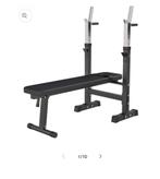 VERSTELBARE HALTERBANK ZWART gorillas, Sport en Fitness, Fitnessmaterialen, Ophalen of Verzenden, Zo goed als nieuw, Fitnessbank