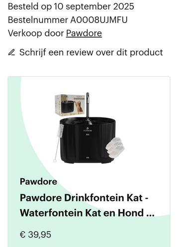Drink fontein  beschikbaar voor biedingen