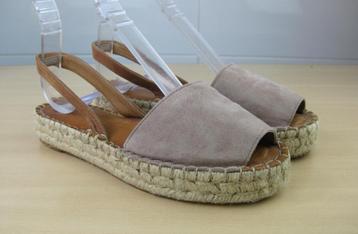 Alohas leer suede oude roze sandalen espadrilles mt 39 ZGAN beschikbaar voor biedingen
