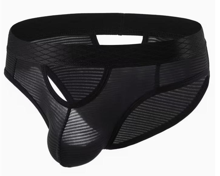 Slip met opening voor en achter, maat XL, nieuw gay / hetero, Kleding | Heren, Ondergoed, Slip, Zwart, Ophalen of Verzenden