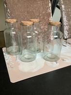 4 Glazen potten, Antiek en Kunst, Curiosa en Brocante, Ophalen of Verzenden