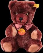 Steiff Teddy Petsy 28cm Dark Red 1998Jaar 012976   27, Antiek en Kunst, Ophalen of Verzenden
