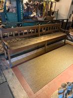 Antieke lange brocante bank, Ophalen