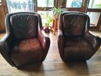 2 nette schapenleren fauteuils, Huis en Inrichting, Fauteuils, Ophalen, Gebruikt, 75 tot 100 cm, 50 tot 75 cm