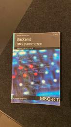 MBO ICT Backend Programmeren Boek, Ophalen of Verzenden, Gelezen, Programmeertaal of Theorie