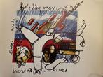 Poster Herman Brood Freddy Mercury, Rechthoekig Staand, Verzenden, Zo goed als nieuw, A1 t/m A3