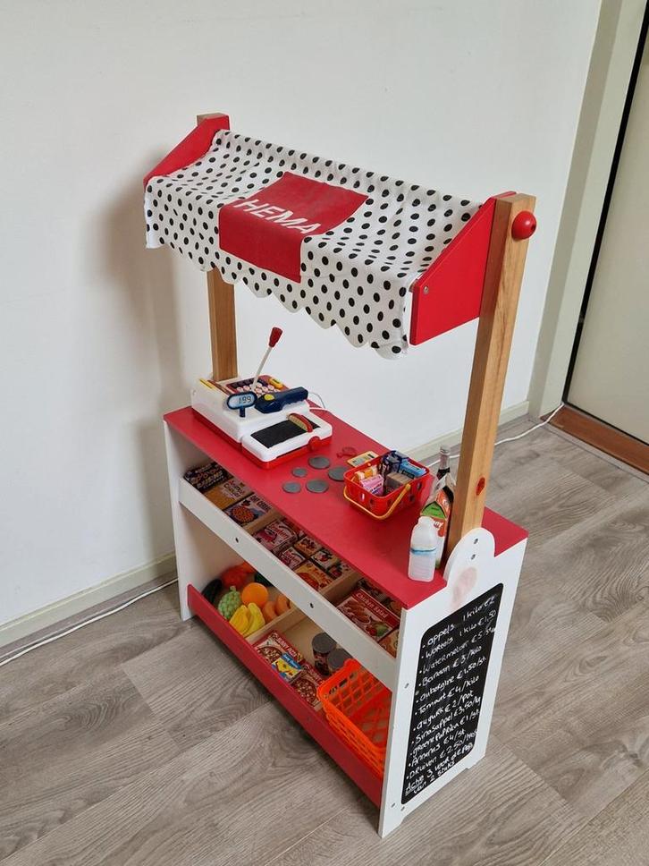 Houten Speelgoed Winkeltje - ophalen!, Kinderen en Baby's, Speelgoed | Speelkeukens, Gebruikt, Hout, Ophalen of Verzenden