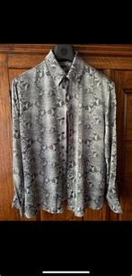 Vanilia Blouse Mt. 38 Grijs Python, Kleding | Dames, Blouses en Tunieken, Maat 38/40 (M), Vanilia, Nieuw, Ophalen of Verzenden