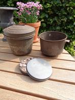 Oud Keukengerei Poffertpan / Vormpjes ** Mimosa **, Antiek en Kunst, Antiek | Keukenbenodigdheden, Ophalen of Verzenden