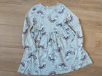 Zgan! Lief grijs jurkje met regenboog van H&M. Mt 122/128, Meisje, H&M, Ophalen of Verzenden, Zo goed als nieuw