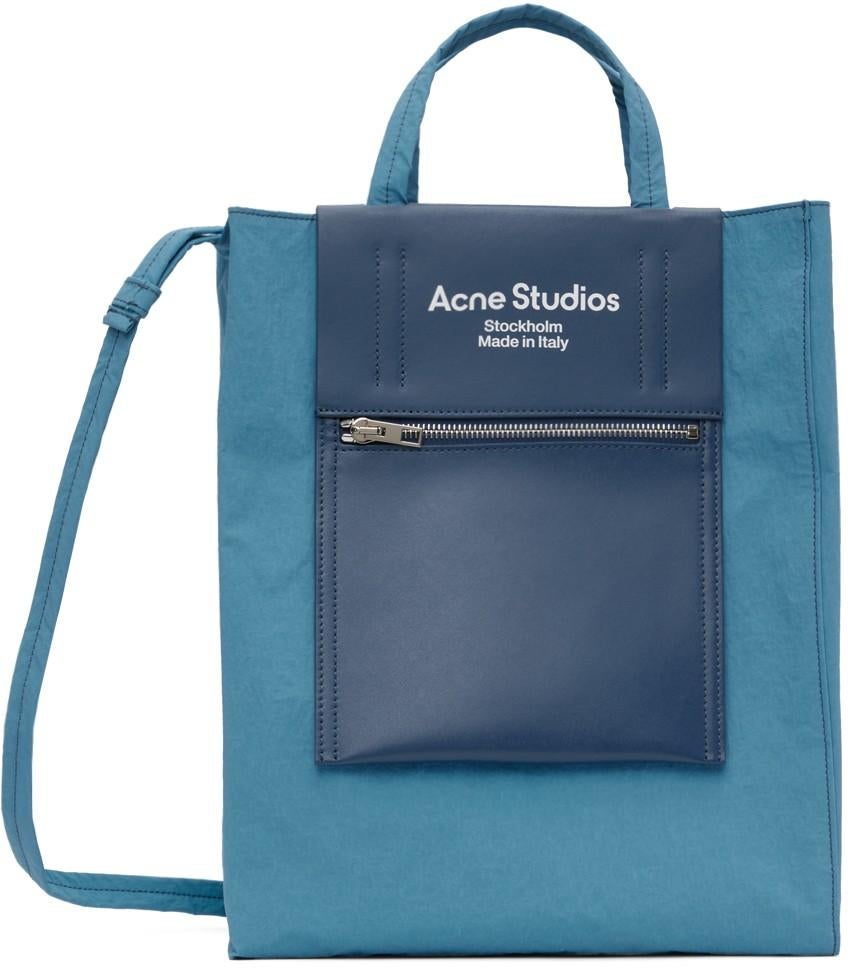 Acne Studios Blauwe Papery Bag Tas, Ophalen of Verzenden, Zo goed als nieuw, Blauw, Handtas