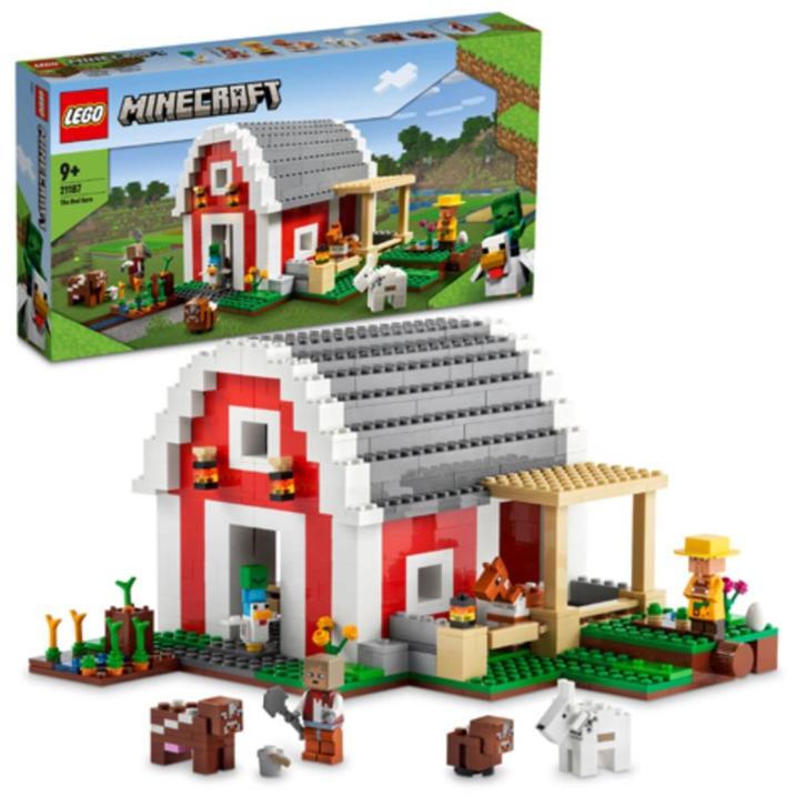 21187 LEGO Minecraft: De rode schuur -Nieuw in doos!!, Kinderen en Baby's, Speelgoed | Duplo en Lego, Nieuw, Lego, Complete set