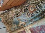 Groot perzisch tapijt van wol blauw xxl, Ophalen, 200 cm of meer, 200 cm of meer, Rechthoekig