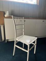 Tiffany stoel - Gebruikt, Huis en Inrichting, Stoelen, Kunststof, Gebruikt, Wit, Ophalen of Verzenden