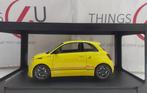Ixo 1:18 Fiat Abarth 500e 2024 geel nieuw in verpakking, Hobby en Vrije tijd, Modelauto's | 1:18, Ophalen of Verzenden, Nieuw