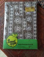 Sweet apple vintage dekbedovertrek nieuw, Eenpersoons, -, Wit, Nieuw