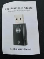 4 in 1 Bluetooth adapter, receiver, compleet, nieuw, Computers en Software, USB Sticks, Ophalen of Verzenden, Nieuw, 128 GB