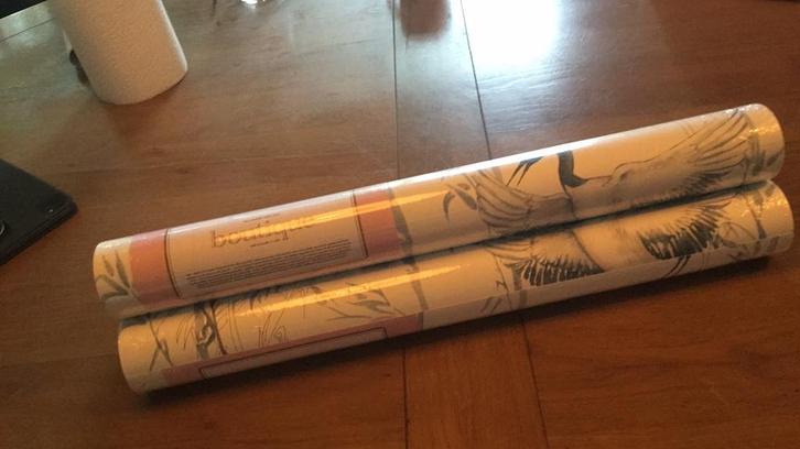 12 rollen behang, Huis en Inrichting, Stoffering | Behang, minder dan 10 m², Ophalen