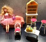 Vintage Barbie Meubels & Pop - Mattel, Verzamelen, Poppen, Ophalen of Verzenden, Gebruikt