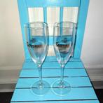 Codorniu Cava Brut glazen set van 2 stuks, Ophalen, Glas of Glazen, Overige stijlen, Glas