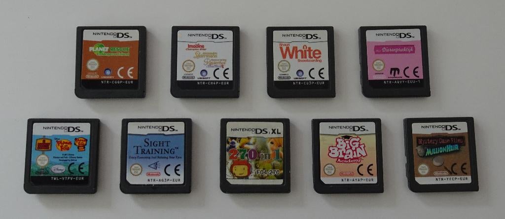 9 Nintendo DS Spellen, Spelcomputers en Games, Games | Nintendo DS, Zo goed als nieuw, Overige genres, 1 speler, Vanaf 3 jaar