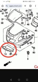 Gezocht dit kapje van een Honda CBR 1000 F (1989), Ophalen of Verzenden, Gebruikt