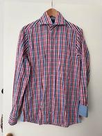 Overhemd, maat S/38, blsuw/wit/rood, Nil’s, Kleding | Heren, Halswijdte 38 (S) of kleiner, Wit, Nil’s, Ophalen of Verzenden