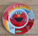 Ontbijtbord Sesamstraat Elmo, Ophalen of Verzenden, Bord(en), Overige stijlen, Glas