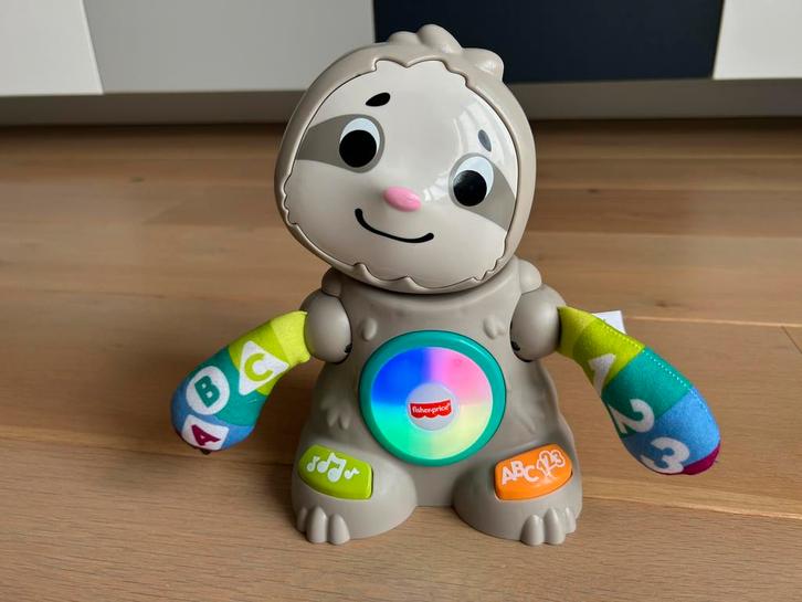 Fischer-Price Linkimals Lenige Luiaard, Kinderen en Baby's, Speelgoed | Fisher-Price, Zo goed als nieuw, Met licht, Met geluid