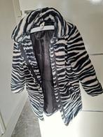 Fancy nep bontjas met zebraprint., Ophalen of Verzenden, Zo goed als nieuw, Meisje, Jas