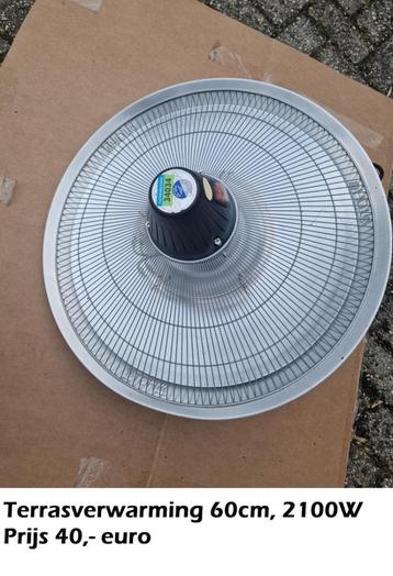 Terras verwarming elektrisch, 2100Watt beschikbaar voor biedingen