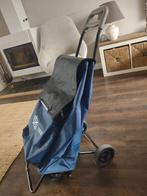 Boodschappentas boodschappen wagentje trolley, 30 cm of meer, Gebruikt, Blauw, Wieltjes