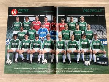 Poster PEC Zwolle Half jaren 80 beschikbaar voor biedingen