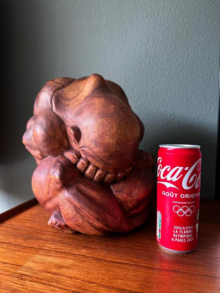 Beeld huilende Boeddha., Huis en Inrichting, Woonaccessoires | Boeddhabeelden, Zo goed als nieuw, Ophalen of Verzenden