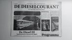 De dieselcourant, Spoorwegmuseum DE3, Ophalen of Verzenden, Zo goed als nieuw, Krant