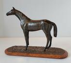 Oud Metalen Sculptuur Beeld Sierlijk Paard Paardenbeeld, Verzenden