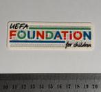 Mouw logo badge UEFA FOUNDATION origineel, Ophalen of Verzenden, Nieuw, Buitenlandse clubs, Overige typen