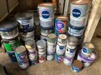 Vele blikken verf, Doe-het-zelf en Verbouw, Verf, Beits en Lak, Minder dan 5 liter, Ophalen, Zo goed als nieuw, Verf