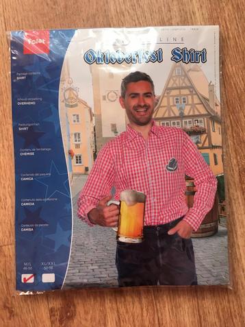 Nieuw Oktoberfest shirt /overhemd maat 46-50 M /L beschikbaar voor biedingen