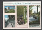 Emmen Groeten 4 luik Gelopen met zegel, Verzenden, 1980 tot heden, Gelopen, Drenthe