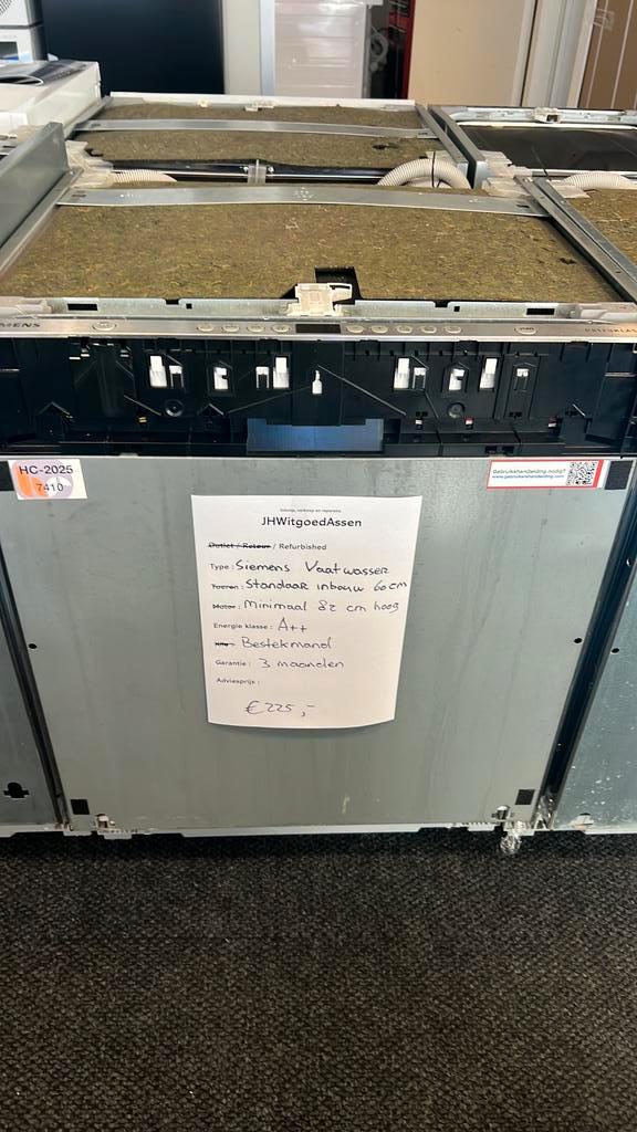 Bosch inbouwvaatwasser 60cm. 3 maanden garantie., Witgoed en Apparatuur, Vaatwasmachines, Zo goed als nieuw, Inbouw, Minder dan 85 cm