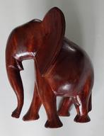 Mooie houten olifant 35 cm hoog voor €25,-, Antiek en Kunst, Kunst | Beelden en Houtsnijwerken, Ophalen of Verzenden