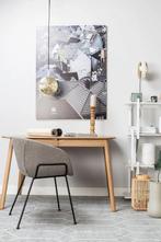 2 stuks nieuwe Eetkamerstoelen Zuiver met armleuning, Huis en Inrichting, Stoelen, Ophalen, Twee, Zo goed als nieuw, Metaal