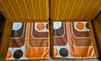 Nieuw! 2 Retro kussenhoesjes met rits, Huis en Inrichting, Woonaccessoires | Kussens, Ophalen of Verzenden, Nieuw, Oranje, Vierkant