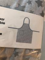 Leuk keuken schort met sterren Nieuw in de verpakking!, Huis en Inrichting, Keuken | Textiel, Ophalen of Verzenden, Nieuw, Grijs