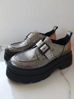 Sacha chunky loafers,schoenen, zilver metallic 38(valt ruim), Ophalen of Verzenden, Zo goed als nieuw