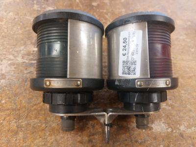 Set Navigatielampen DHR35 (SB+BB), Watersport en Boten, Bootonderdelen, Gebruikt