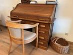 Mooie vintage secretaire met stoel, Ophalen, Gebruikt, Bureau