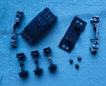 Lego trein 12 Volt grijze rails motor onderdelen.  beschikbaar voor biedingen